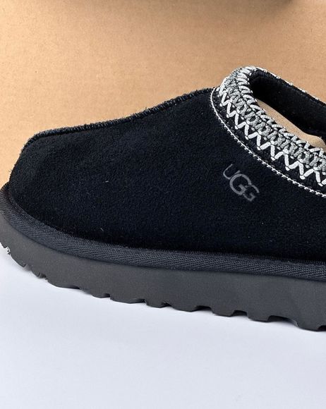 BRAND NEW UGG TASMAN WOMEN’S SLIPPERS BLACK W7/EUR38 - Picture 2 of 6